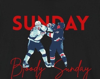 Sunday Bloody Sunday Hockey Fight Shirt – March 8 2026 Fan Apparel