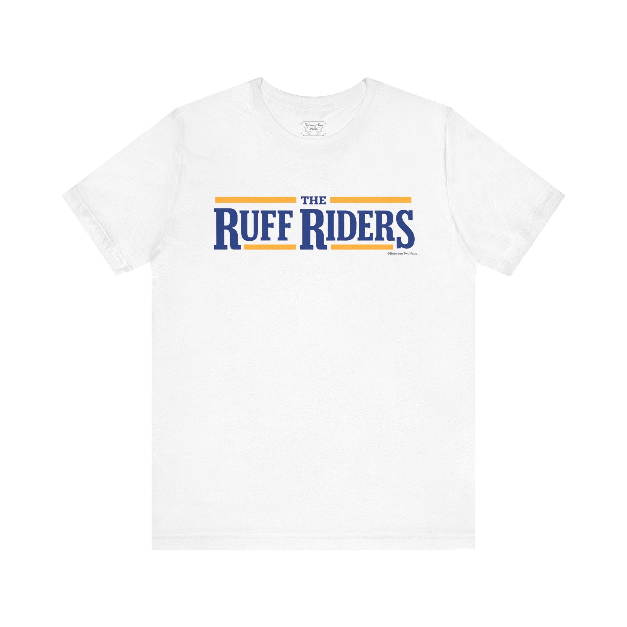Ruff Rider Sign The Ruff Riders T-shirt | Retro Block Logo | Hockey Merch - Etsy