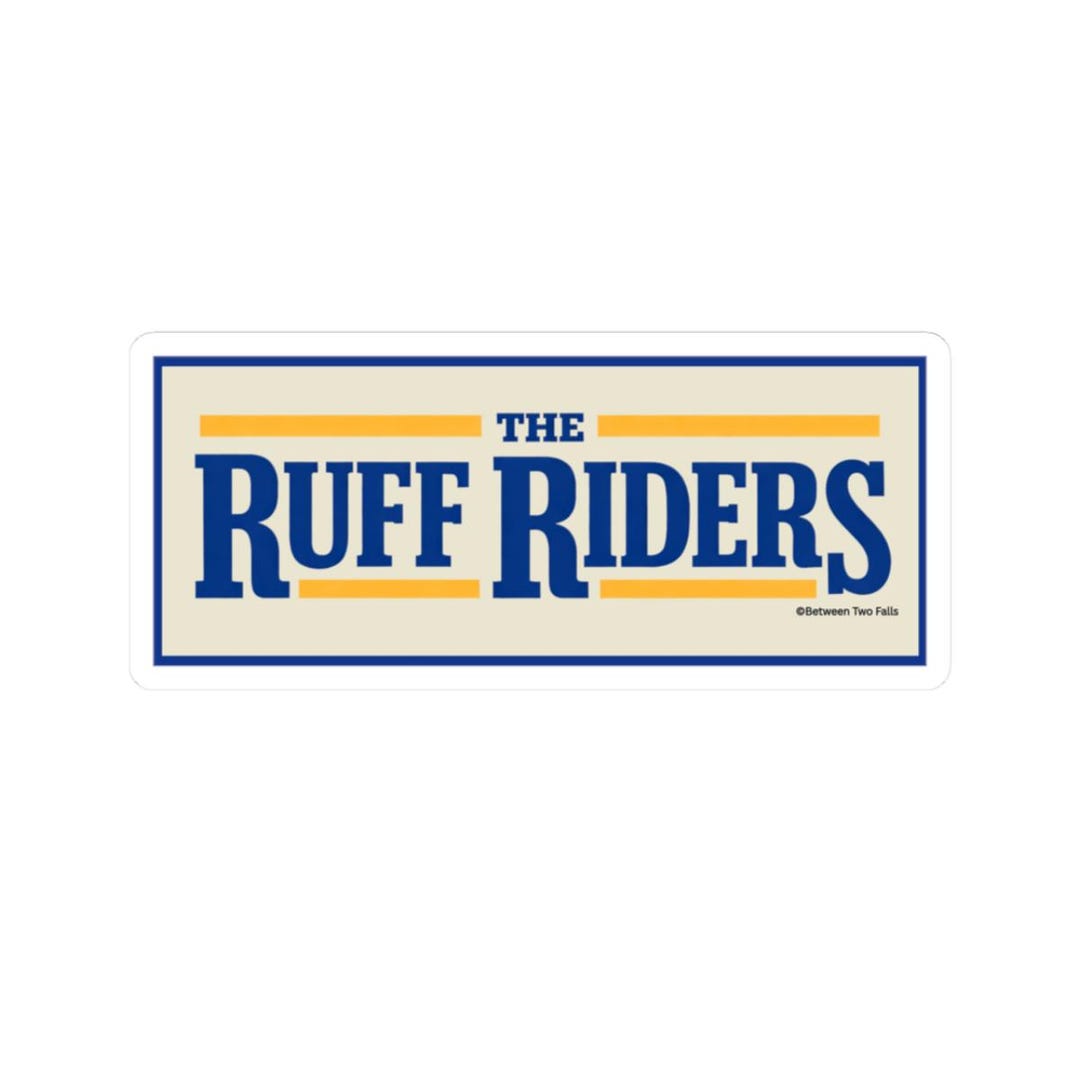 Feef Ruff Stickers The Ruff Riders Sticker | Kiss-cut Vinyl Decal - Etsy