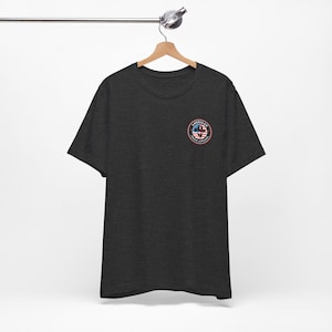Blue Collar Built America T-Shirt | Patriotic Tradesman Tee | USA Workwear Flag image 11