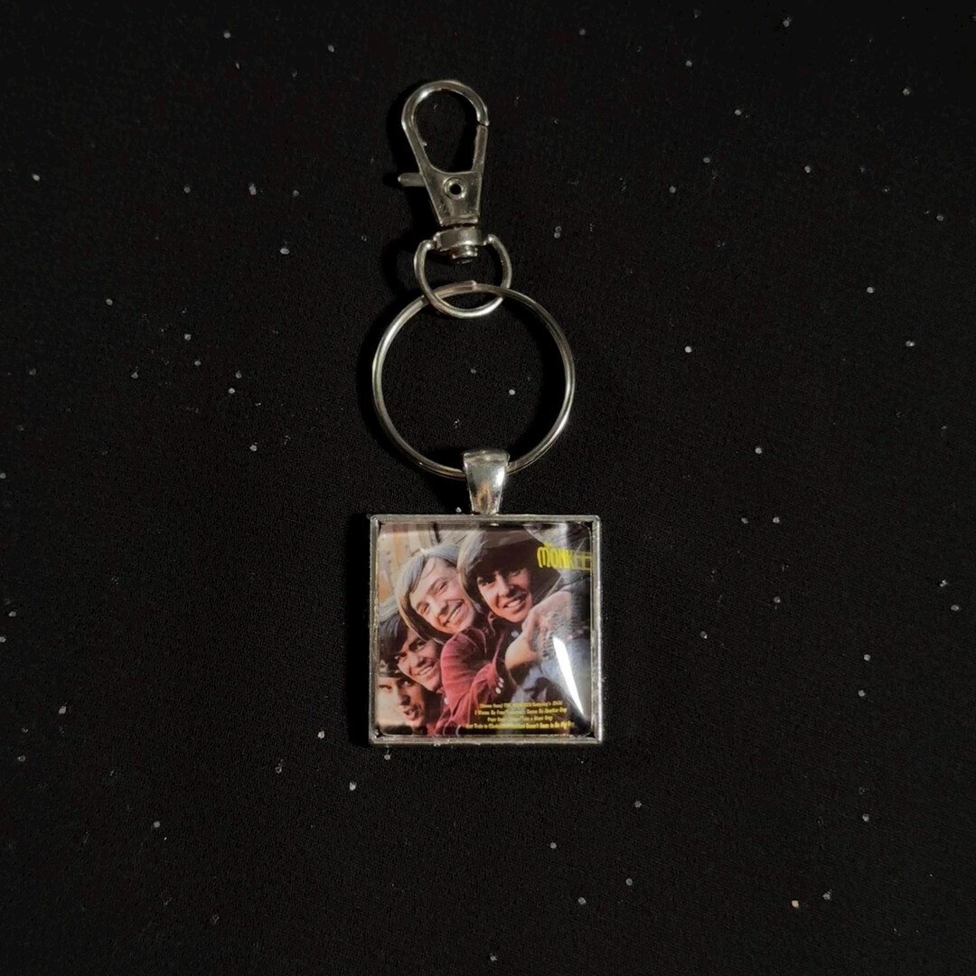 Monkees Keychains The Monkees Album Cover Glass Keychain - Etsy