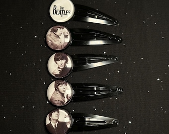 The Beatles Hair Clips