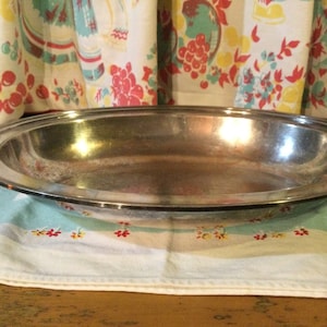 Plato de plata para servir Silver Wedding Vintage