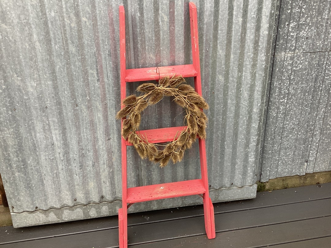 Ladder Primitive Keller Rustic Farm Wood Step - Etsy