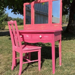 dressing table chair pink 83.85-Inch Velvet 3-Seater Sofa With Gold Accents, Removable Cushions, And Decorative Armrests