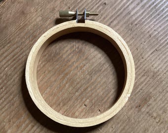 Embroidery Hoop Round 3” Vintage