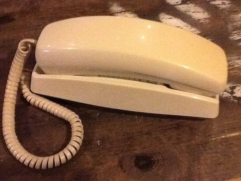 Telephone Push Button Wall Princess Beige