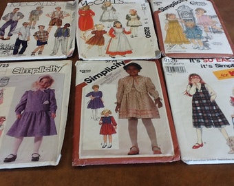 Patterns Children's Vintage Dresses Boys Girls