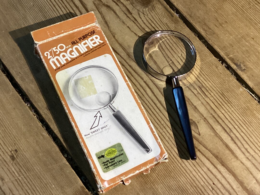 Magnifying Glass High Powered Unbreakable Vintage Etsy