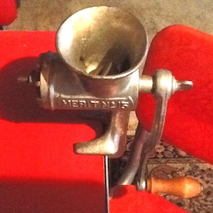 Meat Grinder Metal Merit Vintage