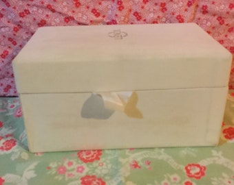 Caja Lenox China Beige Almacenamiento Vintage