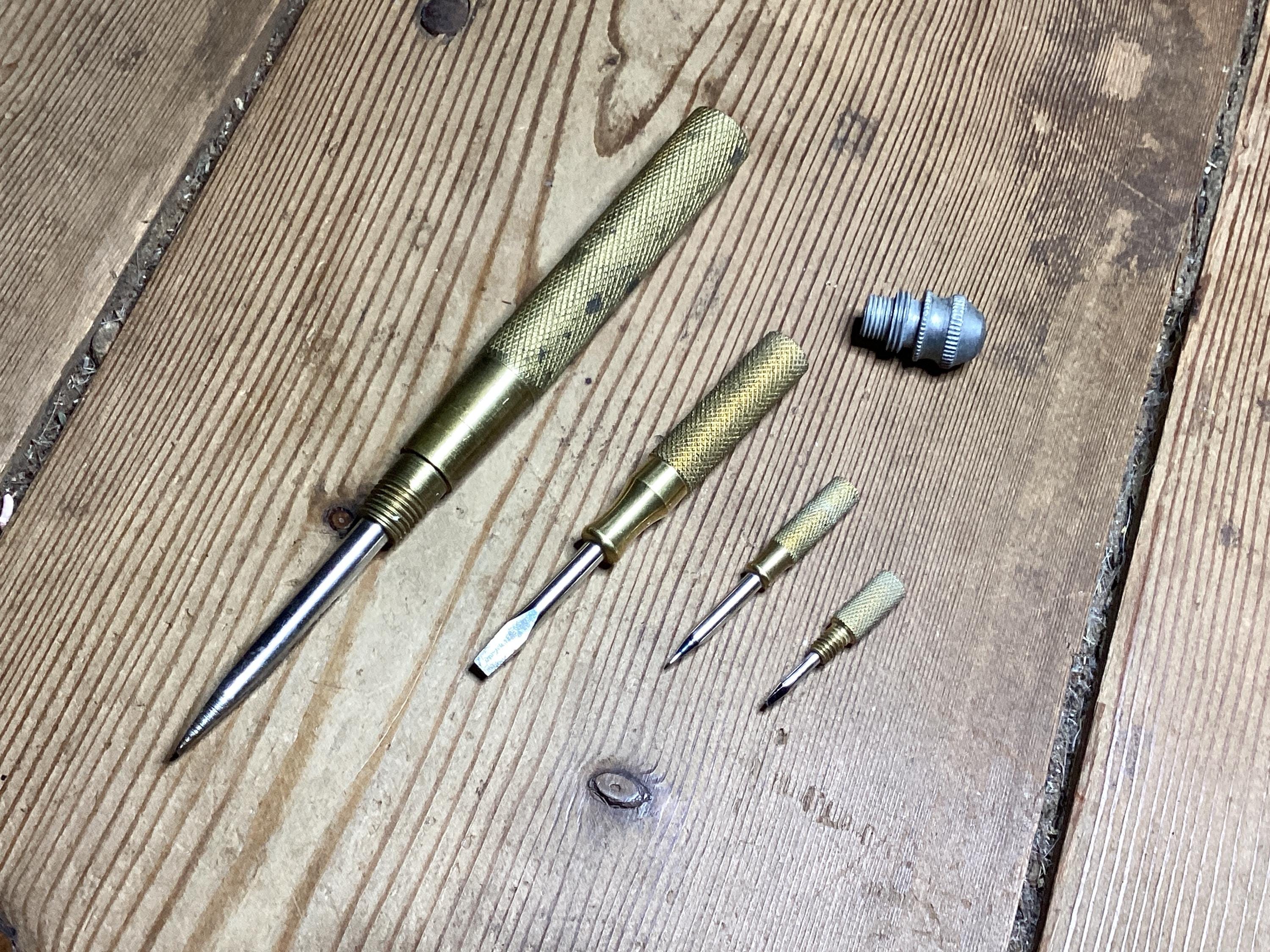 Nesting Screwdrivers Brass Set of Four Antique