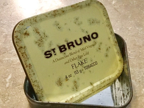 st bruno flake tobacco tin Tobacco Tin St. Bruno Flake
