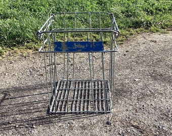 ミルククレート ヴィンテージ 60s オリジナル FRP Vintage Metal Milk Crate. - Etsy