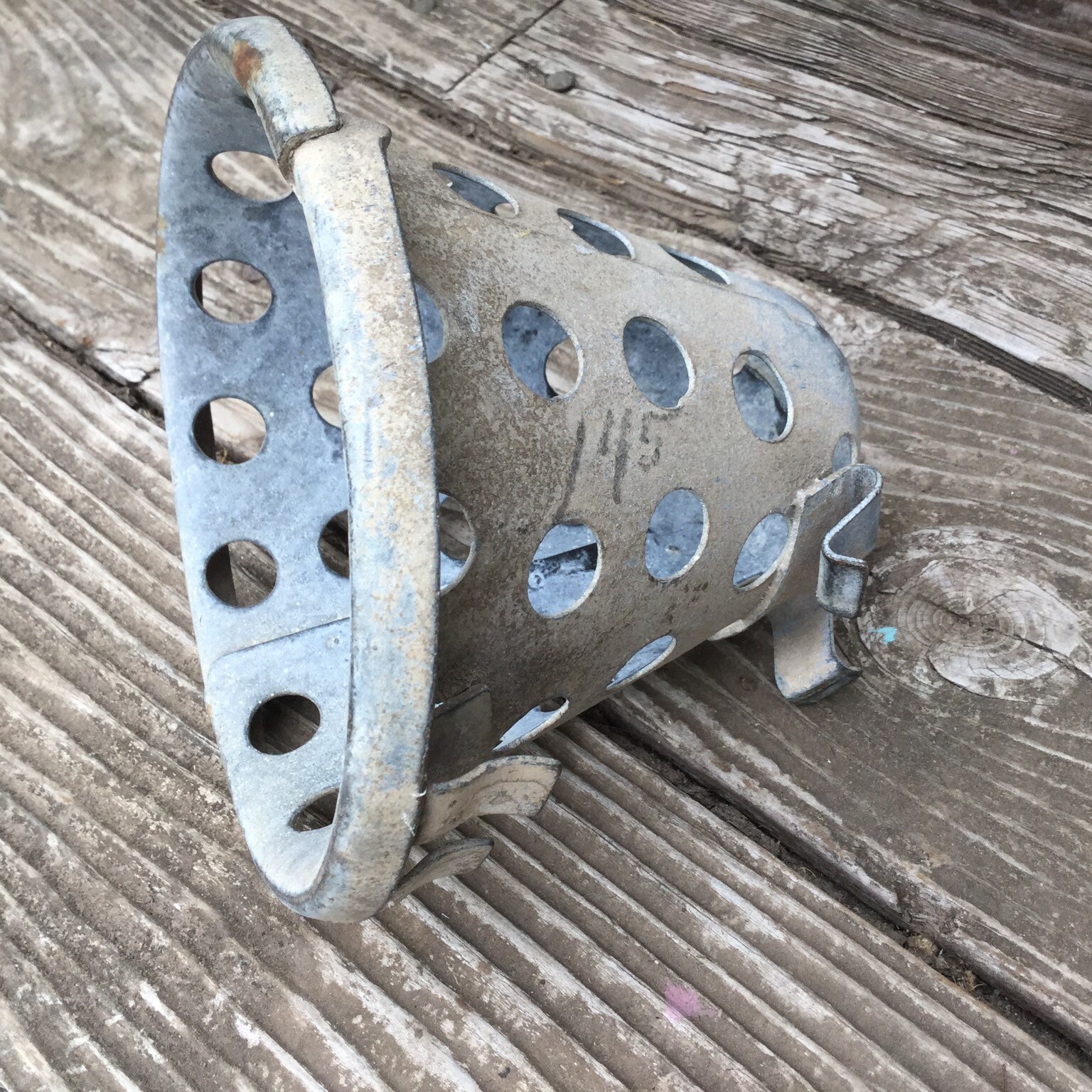 Mop Bucket Drain Salvage Metal Vintage Etsy