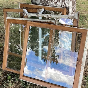 Window Wood Antique 1940 Farm Hardware