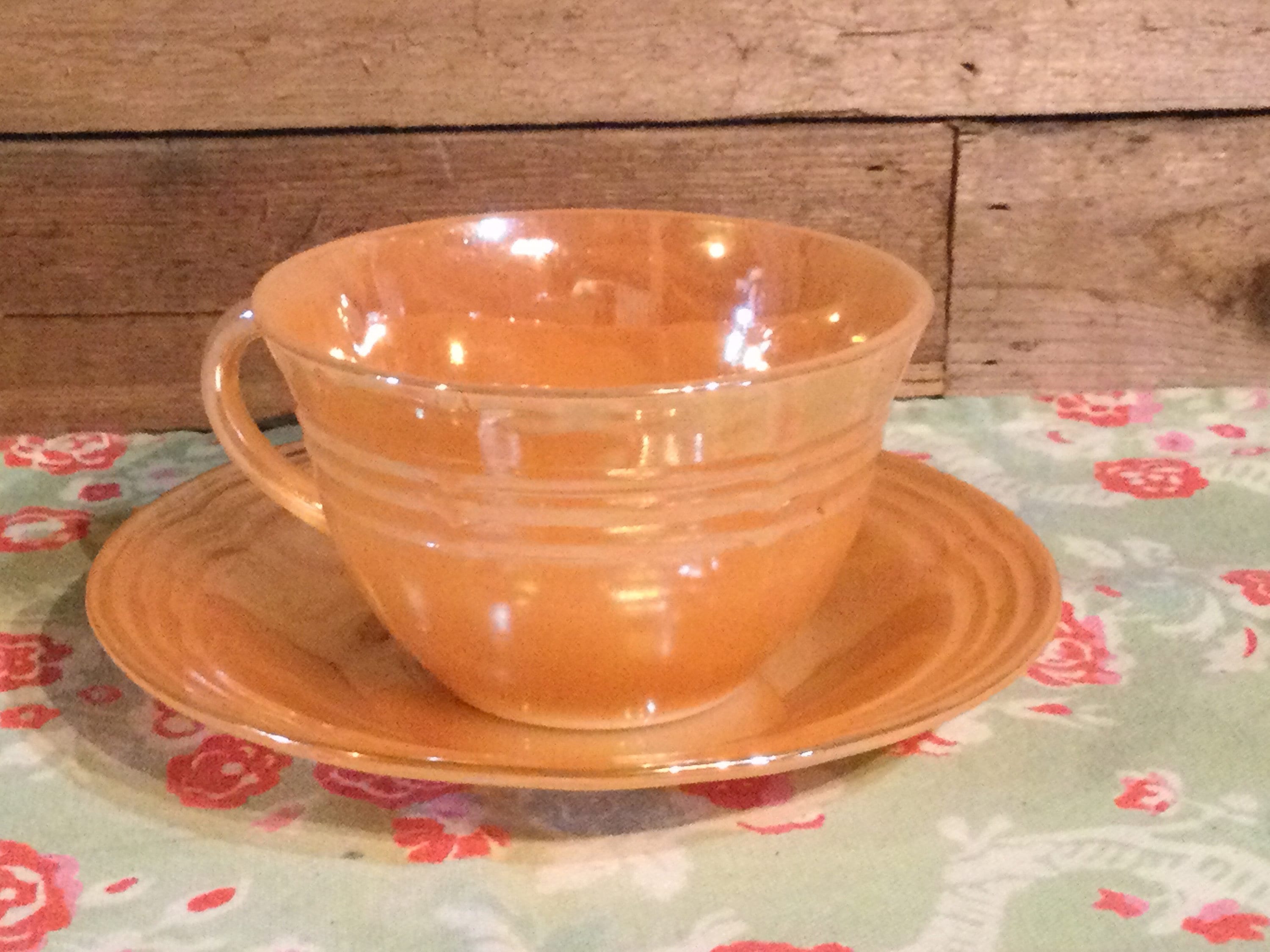 Fire King Cup Saucer - Etsy