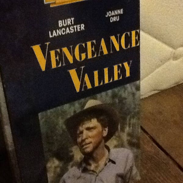 Vengeance Valley VHS Movie 1951 Burt Lancaster