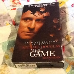 The Game Michael Douglas VHS Movie