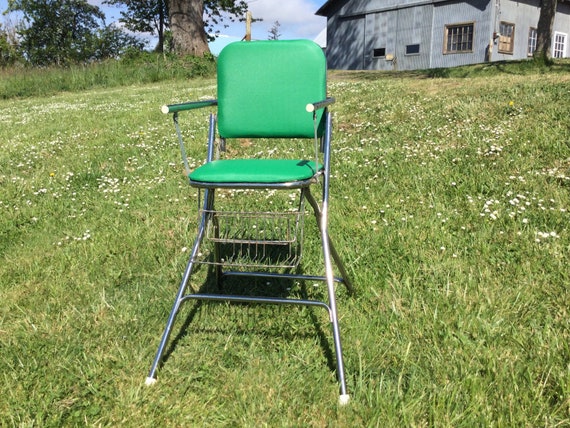 Green vinyl chair deals