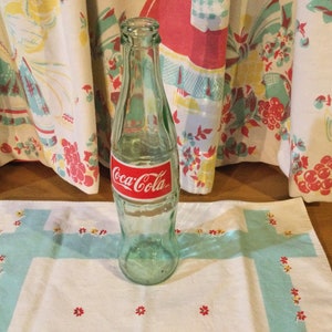 Large Glass COCA-COLA Soda Bottle 1 1/4 liters Made In Mexico 2012 hecho 13  inch