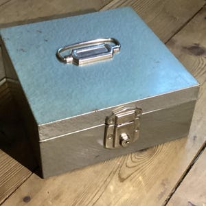 Metal Box Office File Storage Vintage