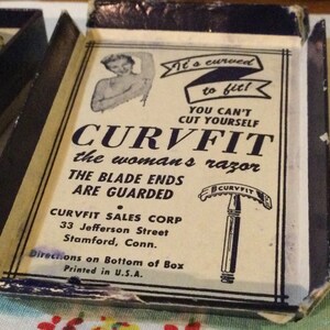 Razor Curvfit Womens Antique Original Box - Etsy