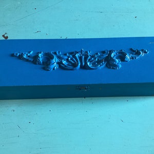 Box Decorative Germany Blue Supply Vintage