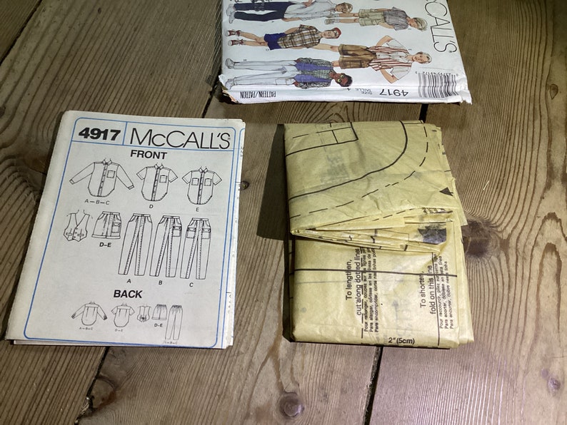 Pattern Boys Pant Shorts Short Mccalls - Etsy