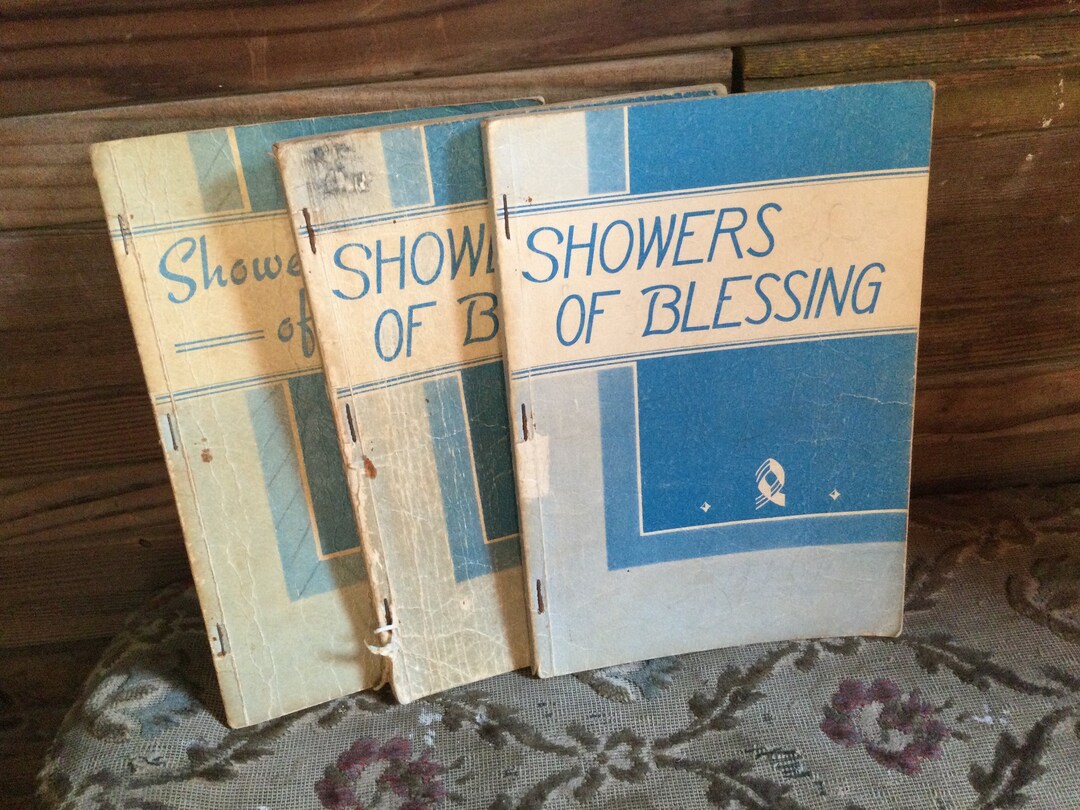 Gospel Songbook Showers of Blessing Paperback Etsy