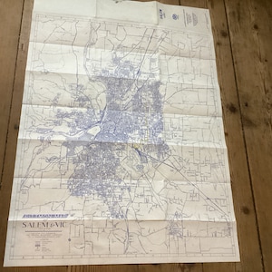 Salem Oregon Blueprint Map
