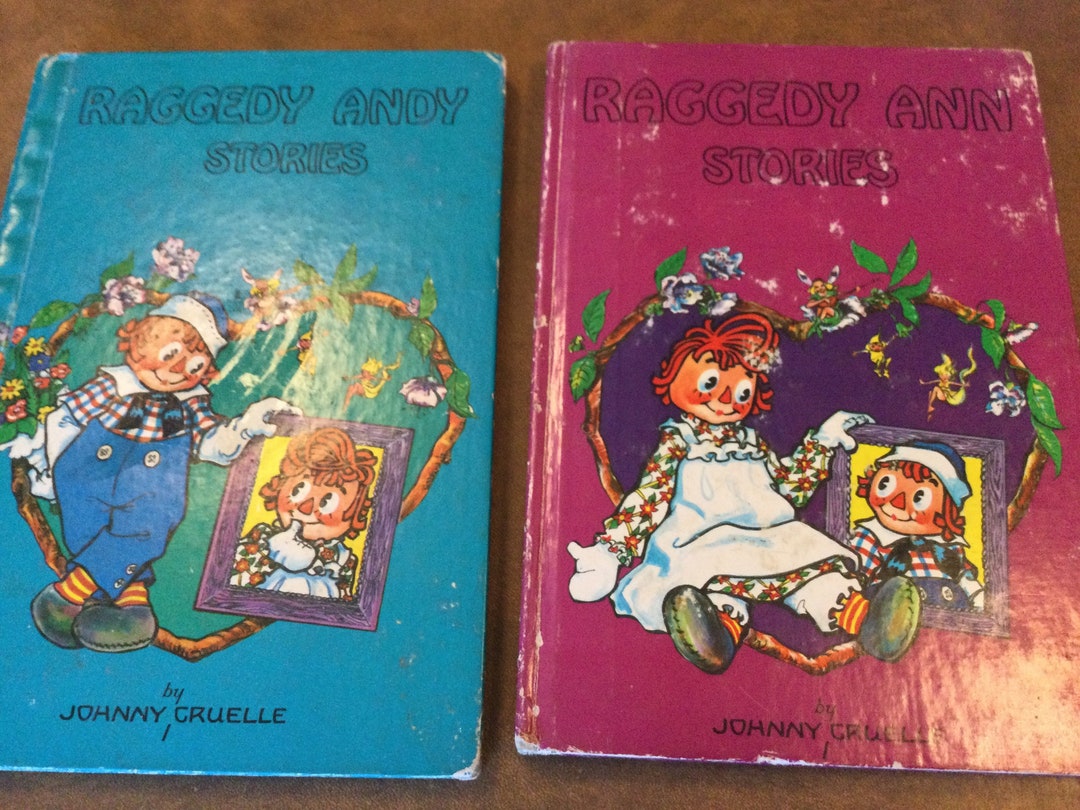 Raggedy Ann Andy Books Children Antique - Etsy