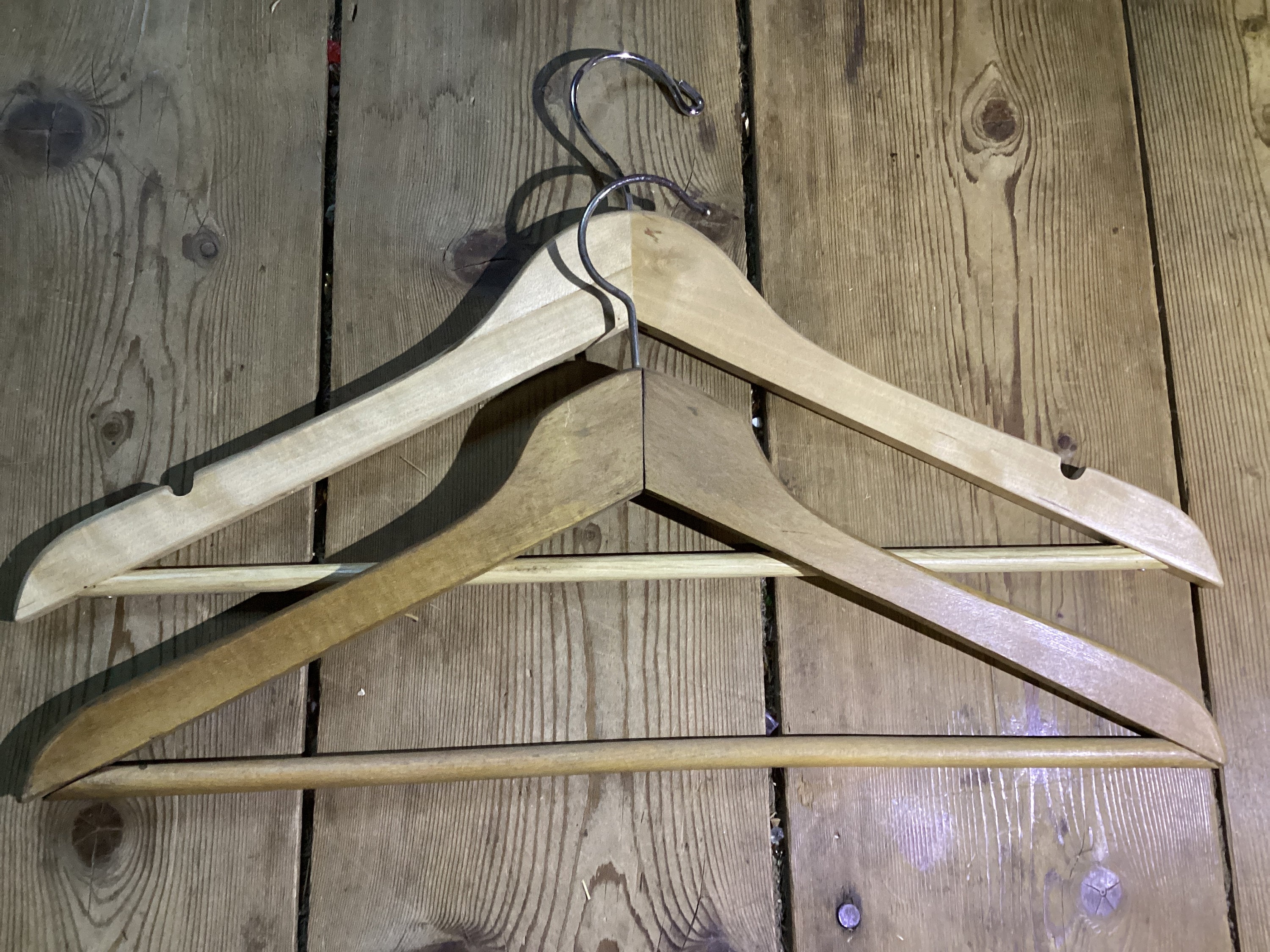 Antique Wood Hangers - Etsy