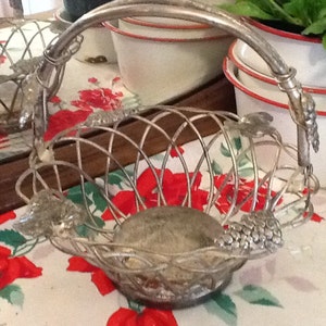 Vintage Metal Decorative Fruit Basket