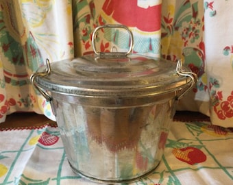 Jello Mold Cake Antique Aluminum Lid