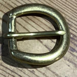 Belt Buckle Brass Vintage