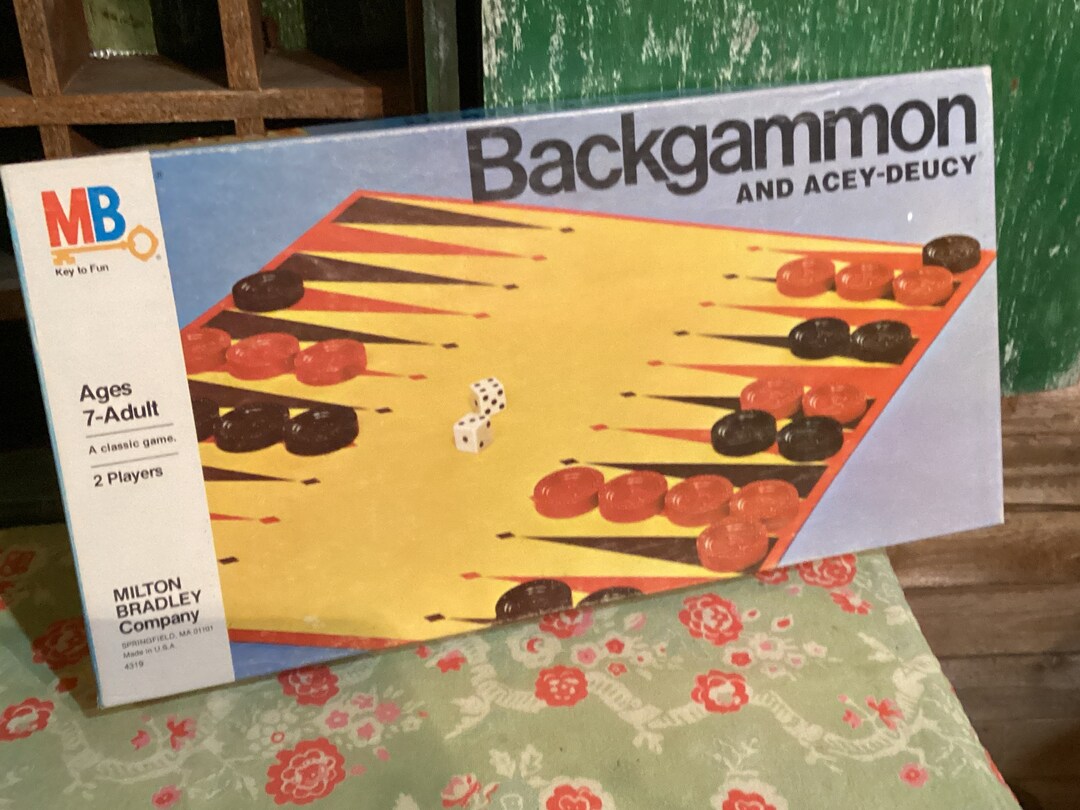 Backgammon Acey Duecy Game 1973 Etsy