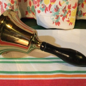 Brass Bell Polished 1930 Antique