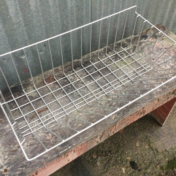 Wire Freezer Storage Basket Metal Drawer Industrial