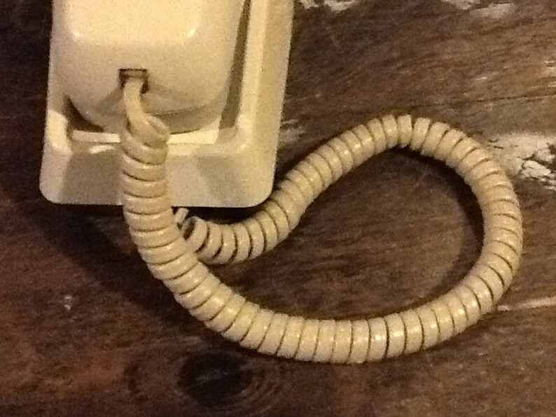 Telephone Push Button Wall Princess Beige