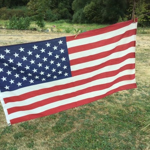 Vlag US Sterren Strepen Polyester Vintage