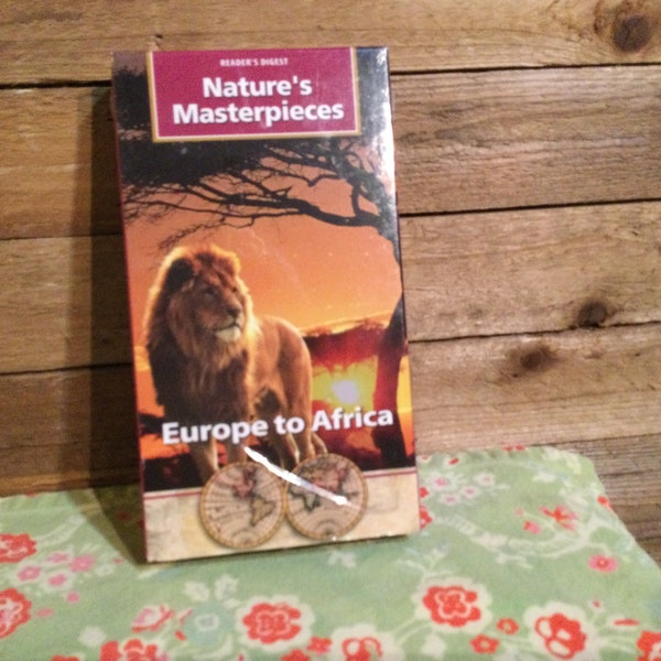 Movie VHS Europe to Africa Natures Masterpiece