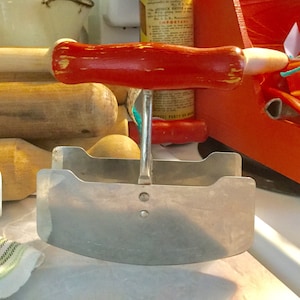 Chopper Red Handle Stanless Steel 1950