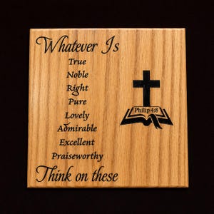 Personalized Bible Verse Wood Plaque, Christian Wall Decor, Scripture Sign Gift, Faith Based Home Decor, Religious Plaque, Prayer Gift