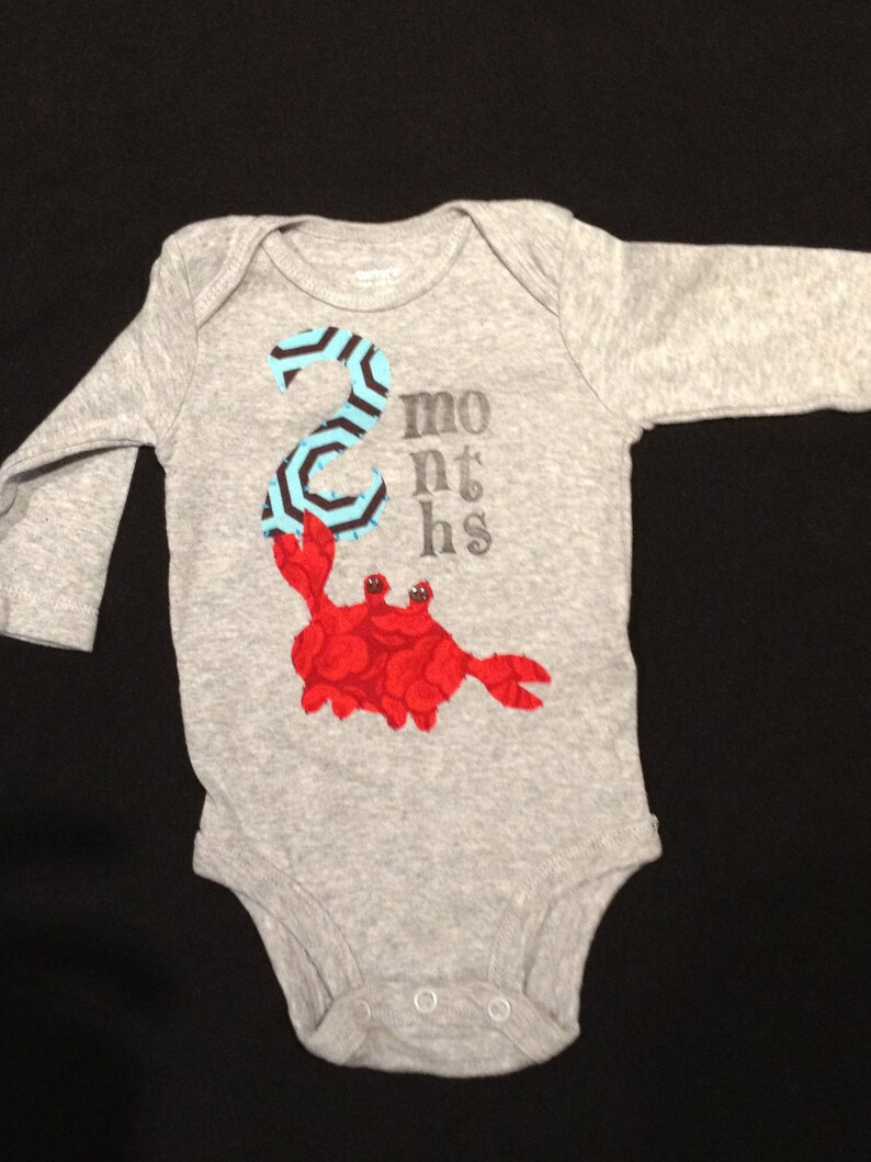 Month-by-Month Nautical Bodysuits 1-3 Months