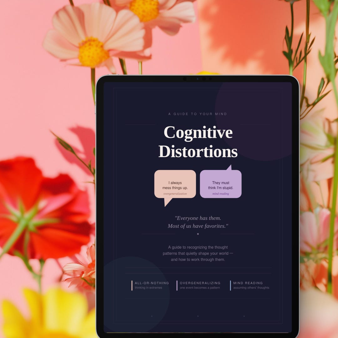 Cognitive Distortions – A Guide to Work Through Thought Patterns That ...
