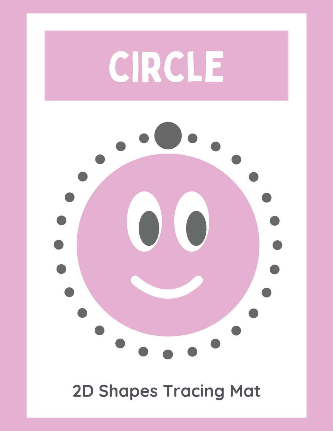 Learning Shape Tracing Worksheets | 2D Tracing for Kids (instant ...