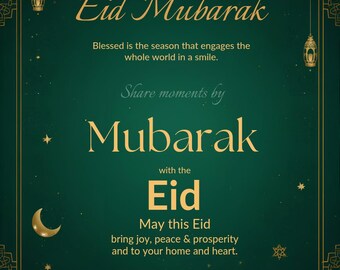 Magnifico modello di post Instagram per l'EID 7