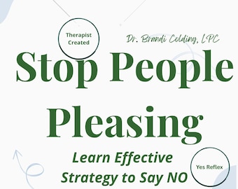 Stop People Pleasing Workbook | Set Boundaries, Say No (PDF Pattern)