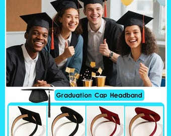 Firm Anti-fall Hair Band for Graduation Cap, Graduation Cap Headband, 2026 Graduation Gifts Hat Accessories for Graduates, Students, Women
